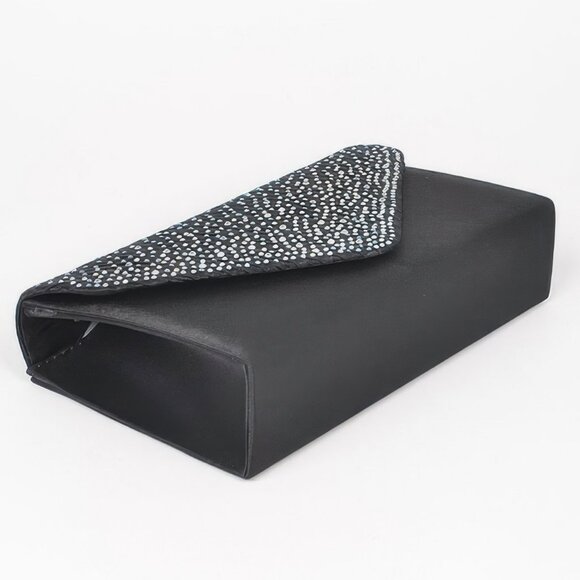 Rhinestone Satin Party Clutch